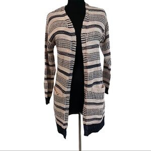 AVLN Studio XS Cardigan Sweater Pink Blue